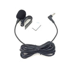 ZJ025MR Stick-on Clip-on Lavalier Mono Microphone for Car GPS / Bluetooth Enabled Audio DVD External Mic, Cable Length: 3m, 90 Degree Elbow 3.5mm Jack, Elbow 3.5mm Jack Mono – Bluetooth, Data Transmission Elbow 3.5mm Jack Mono