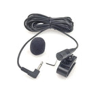 ZJ025MR Stick-on Clip-on Lavalier Mono Microphone for Car GPS / Bluetooth Enabled Audio DVD External Mic, Cable Length: 3m, 90 Degree Elbow 3.5mm Jack, Elbow 3.5mm Jack Mono – Bluetooth, Data Transmission