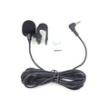 ZJ025MR Stick-on Clip-on Lavalier Stereo Microphone for Car GPS / Bluetooth Enabled Audio DVD External Mic, Cable Length: 3m, 90 Degree Elbow 2.5mm Jack, Elbow 2.5mm Jack Stereo Elbow 2.5mm Jack Stereo