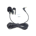 ZJ025MR Stick-on Clip-on Lavalier Stereo Microphone for Car GPS / Bluetooth Enabled Audio DVD External Mic, Cable Length: 3m, 90 Degree Elbow 2.5mm Jack, Elbow 2.5mm Jack Stereo Elbow 2.5mm Jack Stereo