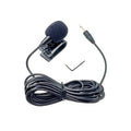 ZJ025MR Stick-on Clip-on Lavalier 2.5mm Jack Mono Microphone for Car GPS / Bluetooth Enabled Audio DVD External Mic, Cable Length: 3m, 2.5mm Jack Mono 2.5mm Jack Mono
