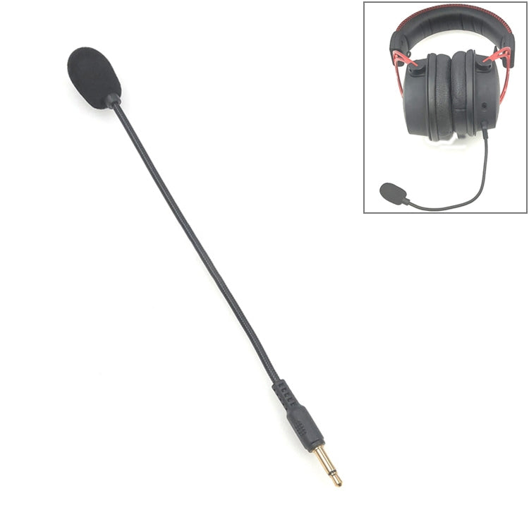 ZJ033MR-03 19cm Mono 3.5mm Straight Plug Gaming Headset Sound Card Live Microphone, 17cm Mono Straight Plug 17cm Mono Straight Plug
