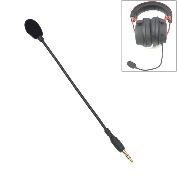 ZJ033MR-03 19cm Stereo 3.5mm Straight Plug Gaming Headset Sound Card Live Microphone, 19cm Stereo Straight Plug 19cm Stereo Straight Plug