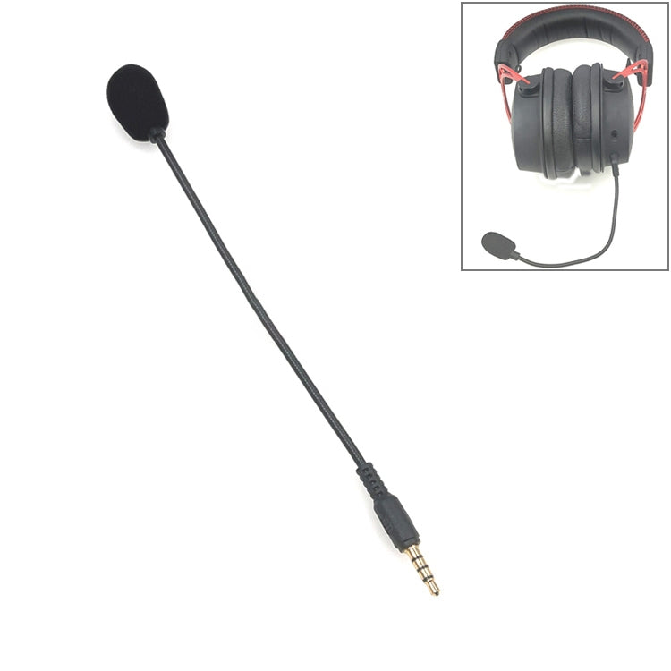 ZJ033MR-03 19cm 4 Level Pin 3.5mm Straight Plug Gaming Headset Sound Card Live Microphone, 19cm 4 Level Pin Straight Plug 19cm 4 Level Pin Straight Plug