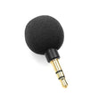 ZJ040MR Stereo 3.5mm Mobile Phone Tablet Laptop Electronic Equipment Mini Straight Microphone, Stereo Stereo