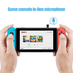 ZJ042MR 3.5mm Mobile Phone Laptop Game Machine Mini Straight Microphone