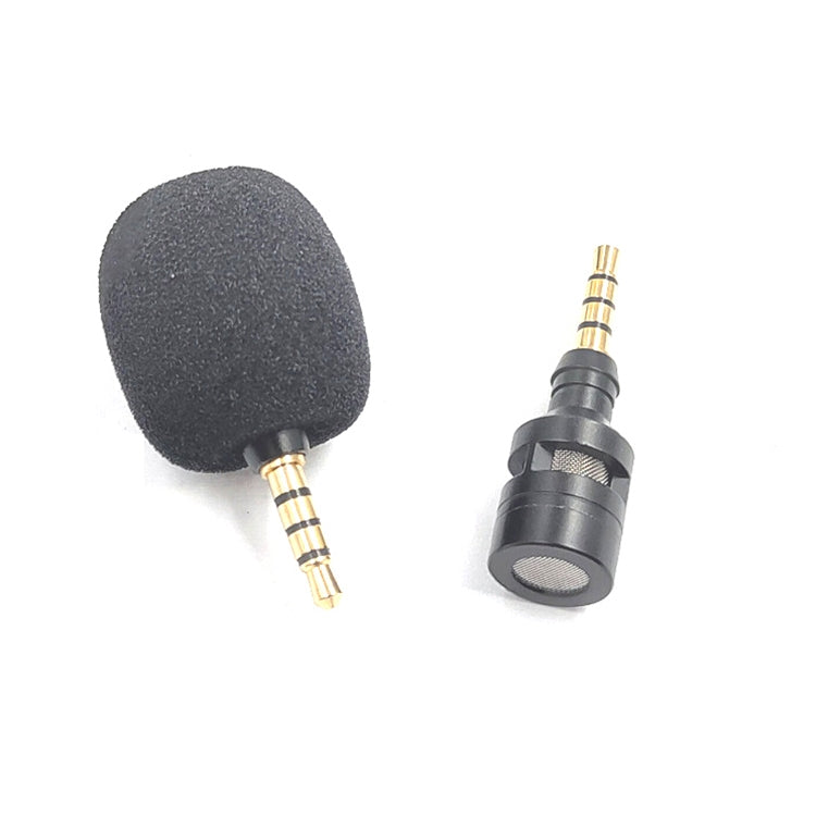 ZJ052MR-01 4 Level Pin 3.5mm Mobile Phone Tablet Game Machine Mini Straight Microphone, 4 Level Pin 4 Level Pin