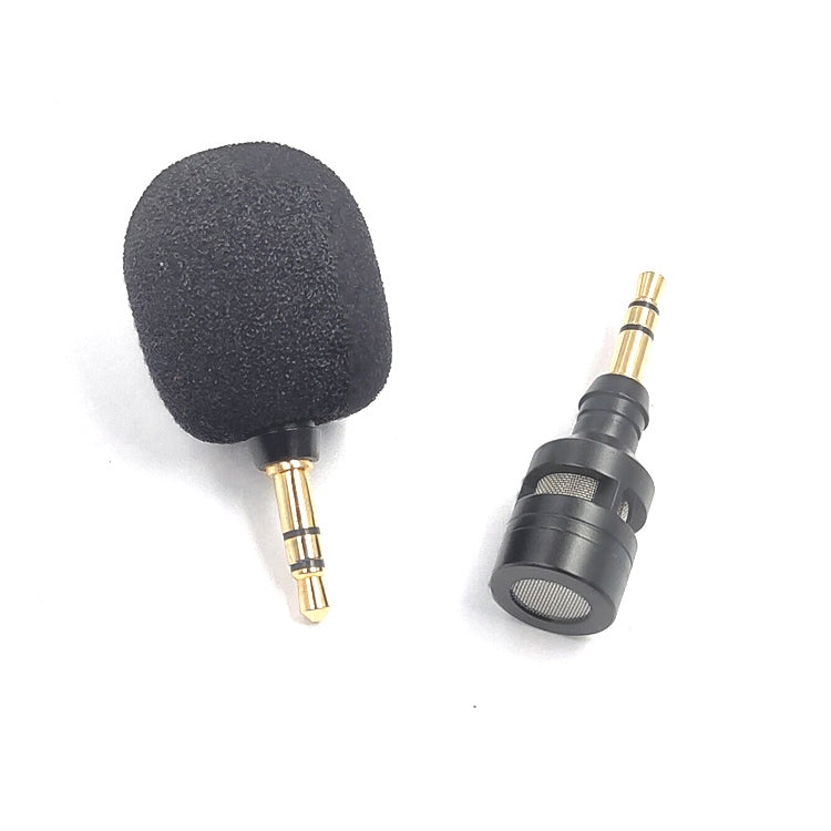 ZJ052MR-01 Stereo 3.5mm Mobile Phone Tablet Game Machine Mini Straight Microphone, Stereo Stereo