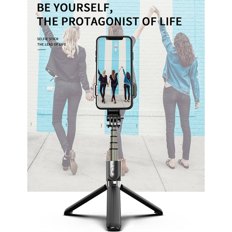 L03 Aluminum Alloy Foldable Bluetooth Tripod Selfie Stick, L03 Black – Bluetooth, Aluminum Alloy