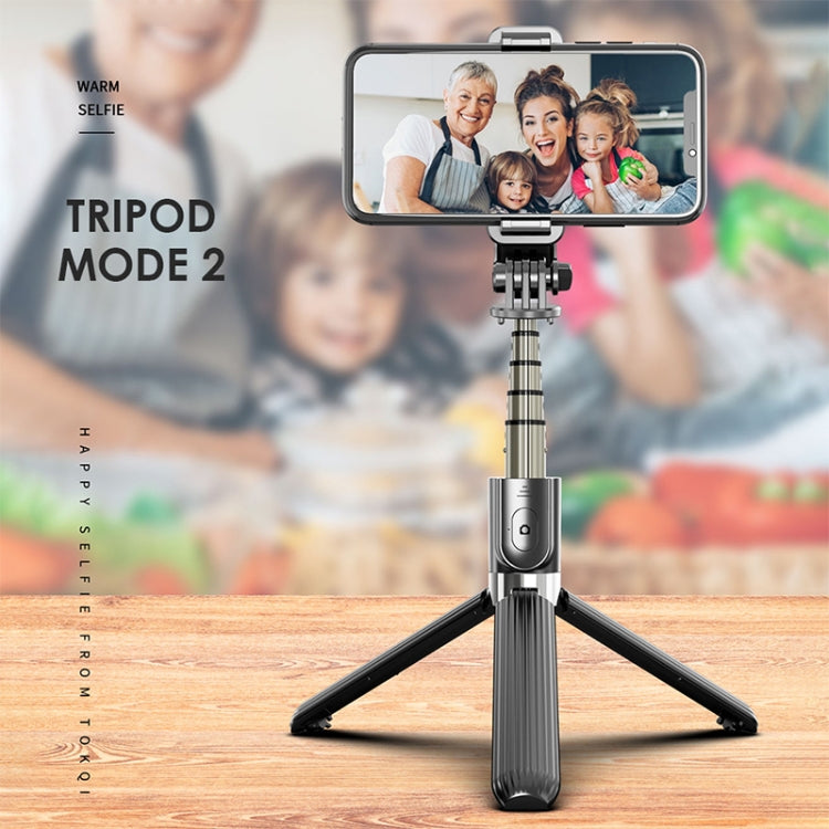 L03 Aluminum Alloy Foldable Bluetooth Tripod Selfie Stick, L03 Black – Bluetooth, Aluminum Alloy
