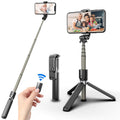 L03 Aluminum Alloy Foldable Bluetooth Tripod Selfie Stick, L03 Black – Bluetooth, Aluminum Alloy L03 Black Black