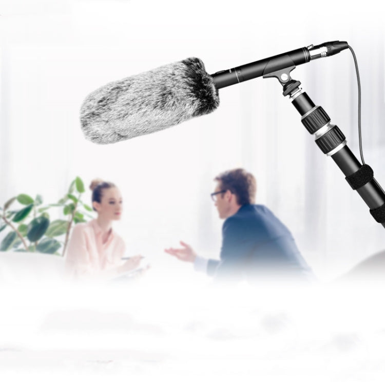 YELANGU YLG9933A MIC07 Professional Interview Condenser Video Shotgun Microphone with 6.5mm Audio Adapter & 3.5mm RXL Audio Cable Default Title