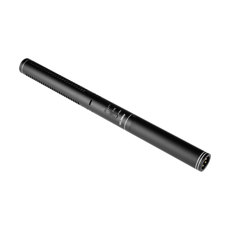 YELANGU YLG9933A MIC07 Professional Interview Condenser Video Shotgun Microphone with 6.5mm Audio Adapter & 3.5mm RXL Audio Cable