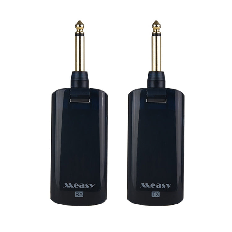 Measy AU688-U 20 Channels Wireless Guitar System Rechargeable Musical Instrument Transmitter Receiver, AU688-U Black – 4K AU688-U Black