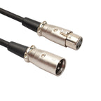 5m 3-Pin XLR Male to XLR Female Microphone Cable, Length: 5m Length: 5m