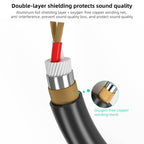 5m 3-Pin XLR Male to XLR Female Microphone Cable, Length: 5m