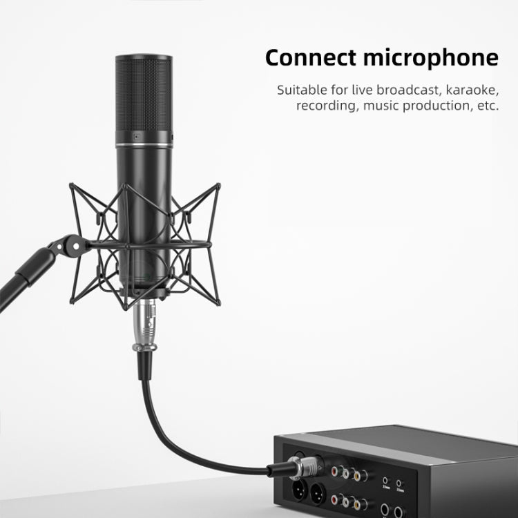 5m 3-Pin XLR Male to XLR Female Microphone Cable, Length: 5m