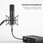 5m 3-Pin XLR Male to XLR Female Microphone Cable, Length: 5m