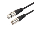 3m 3-Pin XLR Male to XLR Female Microphone Cable, Length: 3m Length: 3m