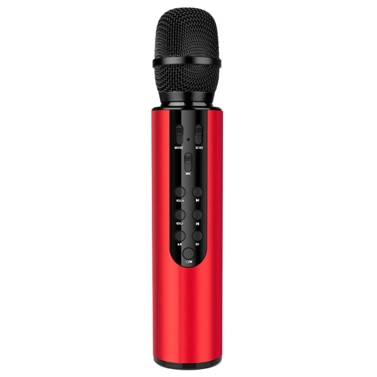 K3 Bluetooth 5.0 Karaoke Live Stereo Sound Wireless Bluetooth Condenser Microphone – Magnetic, Bluetooth, Aluminum Alloy Red