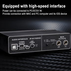 TEYUN Q-22 USB Computer Free Srive Microphone External Sound Card, Q-22
