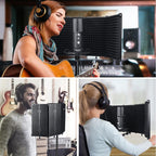 H-3 Microphone Soundproof Cover Wind Screen Noise Reduction Bracket, H-3 – Durable Build, Easy to Use