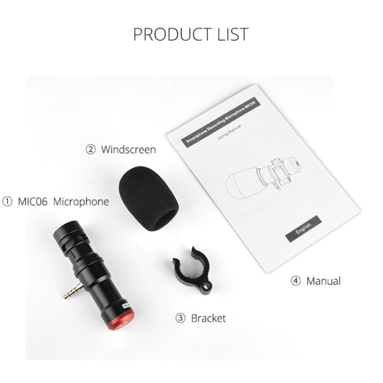 YELANGU MIC06 Live Broadcast Smartphone Recording Microphone, MIC06 – Durable Build, Easy to Use