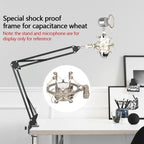 Condenser Microphone 50mm Metal Shockproof Mount Holder, 50mm