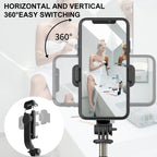 Q03 Bluetooth Remote Control Tripod Selfie Stick Phone Holder, Q03 (Black), Q03 (White)