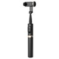 Q12 Hidden Design Reinforced Bluetooth Remote Control Tripod Selfie Stick, Q12 (Black) Q12 (Black) Black