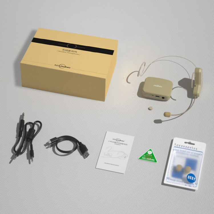 ASiNG WM03 2.4G Wireless Microphone Headset Microphone Bluetooth Speaker Kit, WM03 Black, WM03 White – Bluetooth