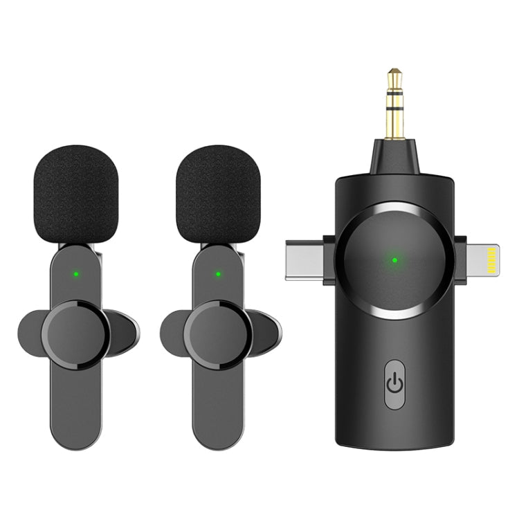 AP031-2 3 in 1 Noise Reduction Lavalier Wireless Microphone with Mic, AP031-2 AP031-2