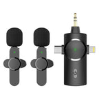 AP031-2 3 in 1 Noise Reduction Lavalier Wireless Microphone with Mic, AP031-2 AP031-2