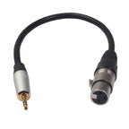 TC210KF183 3.5mm Male to XLR Female Audio Cable, Length: 0.3m, 3.5mm Male to XLR Female – Durable Build, Easy to Use