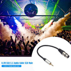 TC210KF183 3.5mm Male to XLR Female Audio Cable, Length: 0.3m, 3.5mm Male to XLR Female – Durable Build, Easy to Use