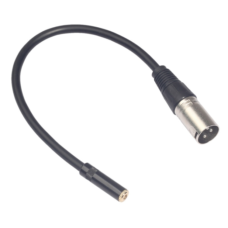 TC227K17-03 3.5mm Female to XLR Male Audio Cable, Length: 0.3m, 3.5mm Female to XLR Male 3.5mm Female to XLR Male