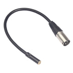 TC227K17-03 3.5mm Female to XLR Male Audio Cable, Length: 0.3m, 3.5mm Female to XLR Male 3.5mm Female to XLR Male