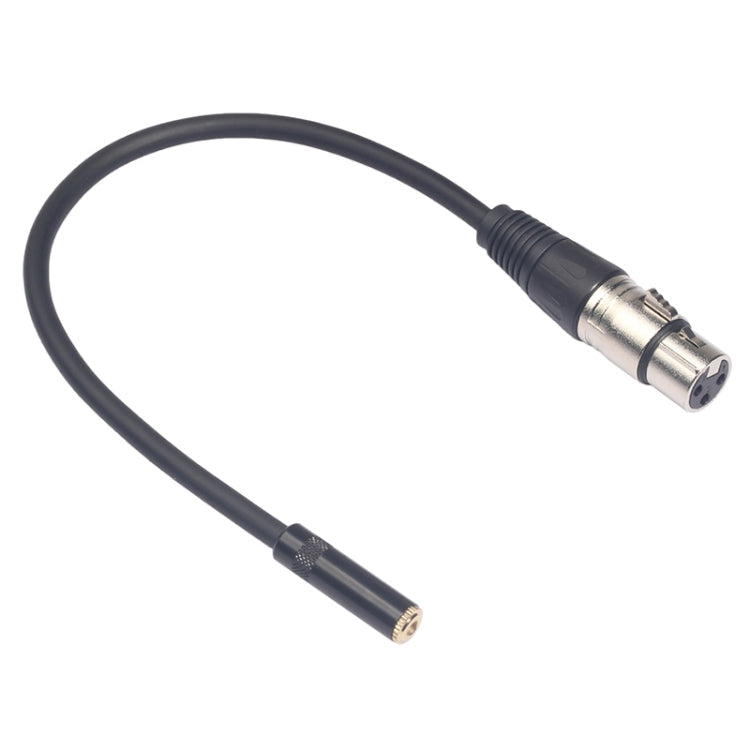 TC227K18-03 3.5mm Female to XLR Female Audio Cable, Length: 0.3m, 3.5mm Female to XLR Female 3.5mm Female to XLR Female