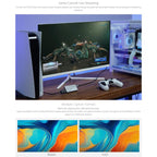 FEEWORLD C4K Video Capture 4K HDMI 60Hz In and Out USB-C Plug and Play for Streaming Gaming Video Conference