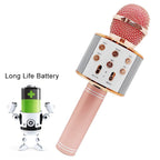 for Notebook, PC, Speaker, Headphone, iPad, iPhone, Galaxy, Huawei, Xiaomi, LG, HTC and Other Smart Phones, WS-858 (Gold), WS-858 (Blue), WS-858 (Rose Gold), WS-858 (Silver), WS-858 (Black), WS-858 (Pink) – Bluetooth