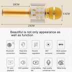 for Notebook, PC, Speaker, Headphone, iPad, iPhone, Galaxy, Huawei, Xiaomi, LG, HTC and Other Smart Phones, WS-858 (Gold), WS-858 (Blue), WS-858 (Rose Gold), WS-858 (Silver), WS-858 (Black), WS-858 (Pink) – Bluetooth