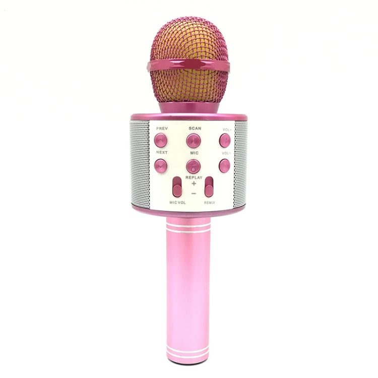 for Notebook, PC, Speaker, Headphone, iPad, iPhone, Galaxy, Huawei, Xiaomi, LG, HTC and Other Smart Phones, WS-858 (Gold), WS-858 (Blue), WS-858 (Rose Gold), WS-858 (Silver), WS-858 (Black), WS-858 (Pink) – Bluetooth WS-858 (Pink) Pink