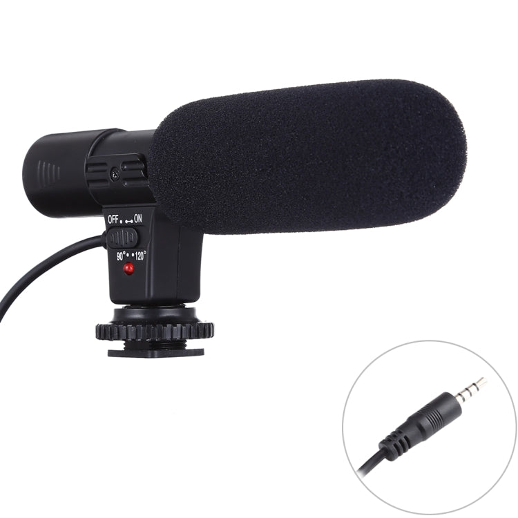 MIC-02 30-18000Hz Rate Sound Clear Stereo Microphone for Smartphone, Cable Length: 28cm Default Title