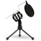 Yanmai PS-3 Mini Portable Microphone Anti-network Shockproof Desktop Stand