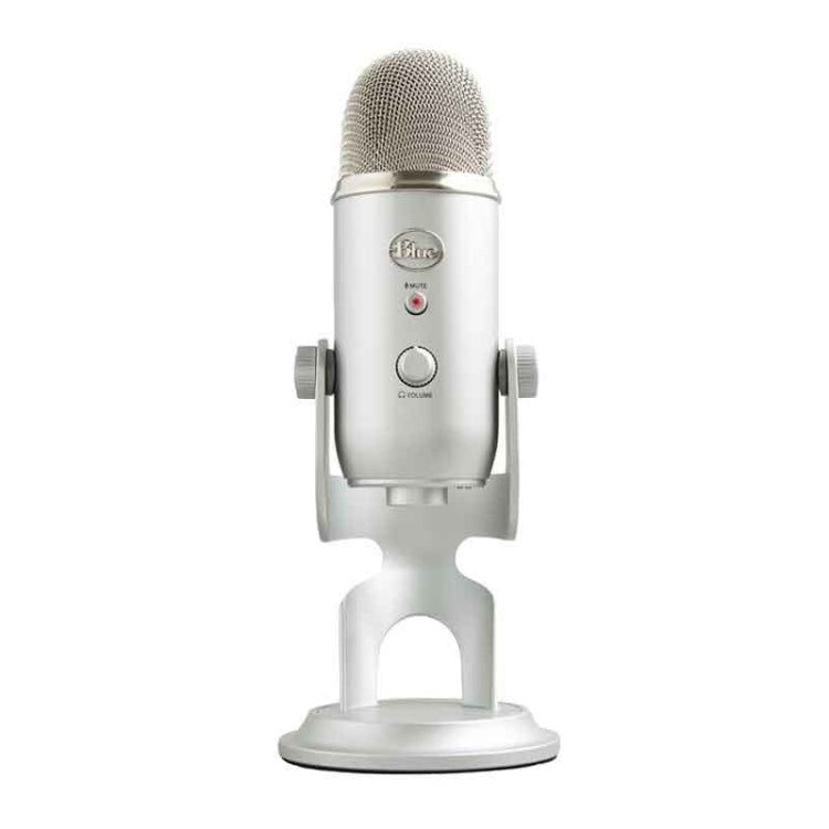 Logitech Blue Yeti USB Condenser Microphone, Blue Yeti(Black), Blue Yeti(Blue), Blue Yeti(Silver) – TPU Blue Yeti(Silver) Silver