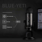 Logitech Blue Yeti USB Condenser Microphone, Blue Yeti(Black), Blue Yeti(Blue), Blue Yeti(Silver) – TPU