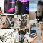 Logitech Blue Yeti USB Condenser Microphone, Blue Yeti(Black), Blue Yeti(Blue), Blue Yeti(Silver) – TPU