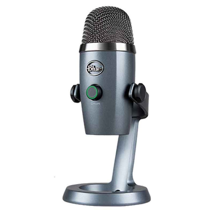 Logitech Blue Yeti Nano Condenser Digital USB Live Broadcast Microphone, Blue Yeti Nano – Durable Build, Easy to Use Blue Yeti Nano