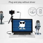 Logitech Blue Yeti Nano Condenser Digital USB Live Broadcast Microphone, Blue Yeti Nano – Durable Build, Easy to Use