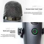 Logitech Blue Yeti Nano Condenser Digital USB Live Broadcast Microphone, Blue Yeti Nano – Durable Build, Easy to Use